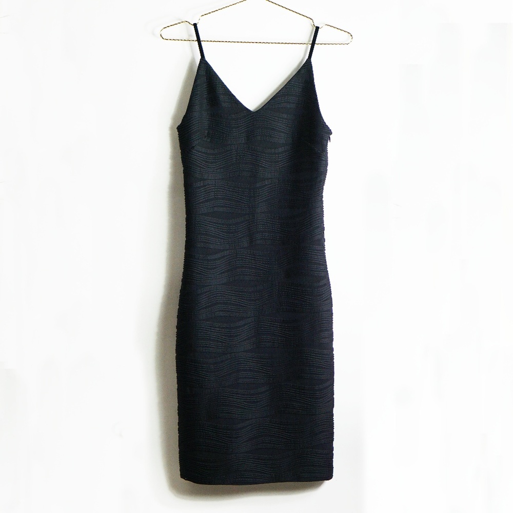 Catherine Malandrino Black Spaghetti Strap Dress S